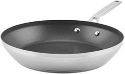 KitchenAid 3-Ply Base Brushed Stainless Steel Nonstick Fry Pan/Skillet, 12 Inch