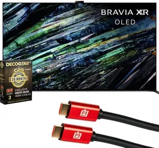 Sony QD-OLED 77 inch BRAVIA XR A95L 4K HD Smart Google TV Gaming Features for PS5 | Official USA Partner | + Deco Gear 4K HDMI Cable x2 & CPS Exclusive 26 Month Protection (BEACH-CPS-265000)