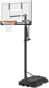 Lifetime Portable Basketball Hoop, 54 Inch Steel-Framed Acrylic Backboard