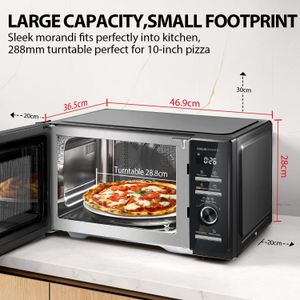 Toshiba 25L 900W Microwave Oven – Grey