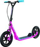 Razor Flashback Kick Scooter – 12" Mag Wheels with Air-filled Tires, Dual Hand-Operated Brakes, BMX Style Scooter for Kids and Teens - Pink