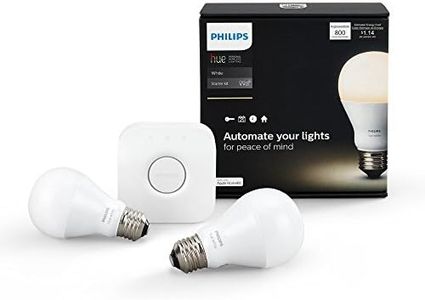 Hue White A19 Starter Kit (Compatible with Amazon Alexa, Apple Home Kit and Google Assistant)
