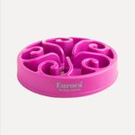 Euroca Feeder Slow Dog Bowl, Slow Feeders Bowls Dish for Medium & Large Dogs, Maze Interactive Puzzle Bowls, Prevents Canine Obesity & Bloat, Anti-Choking Dog Bowl (Purple Medium)