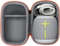 co2CREA Hard Travel Case Replacement for Ultimate Ears WONDERBOOM 4 WONDERBOOM 3 WONDERBOOM 2 Small Portable Wireless Bluetooth Speaker (Crushed Ice Grey Case)