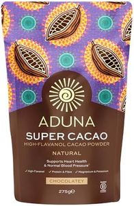 Aduna Super-Cacao Powder | Natural Raw Cocoa Powder | Natural High Flavanol Cacao for Heart Health & Gut Health | Vegan Chocolate for Hot Chocolate, Smoothies, Oats & Baking | 275g Resealable Pack