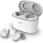 PHILIPS Audio SHB2515WT/10 True Wireless In-Ear Headphones (Bluetooth, Integrated Microphone, Long Battery Life, Noise Cancellation, 3 Ear cap Types) - White