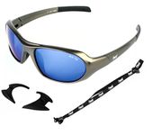 Rapid Eyewear Aspen Ski, Glacier/Climbing & Extreme Sport Sunglasses – Goggles: Anti Fog Mirrored Lenses & Retainer Strap. For Men & Women. UV400 Mountaineering Protection Glasses. Also For Dry Eye