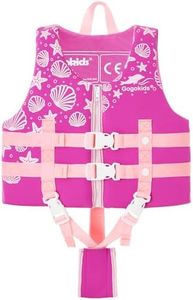 Gogokids Toddler Swim Vest, Kids Floaties – Boys & Girls Buoyancy Jacket for Pool & Beach, Fits 2-8 Years / 22-60 lbs