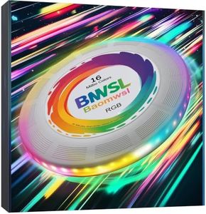 Light Up Flying Disc, 175g RGB LED, Rechargeable, Waterproof, Ultimate Disc