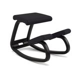 Varier Variable Balans, Original Kneeling Chair, Ergonomic Office Chair, Black/Black, 10-Year Limited Warranty, Designed by Peter Opsvik