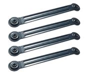 Patio Glider Replacement Bearing Bracket Rocker Arm Hardware Repair Kit for Outdoor and Indoor Furniture Adirondack Chair - 10" Length, 8 5/8" Hole to Hole - 4 Pack