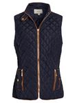 SS7 Womens Gilet Quilted Bodywarmer Jacket Navy