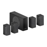 ThunderBeat 4.1.2, Wireless Dolby Atmos Surround Sound System with Subwoofer, 720W Power, 4 Wireless Surround Speaker, 360° Dome Sound, <30ms Latency, Home Theater Sound System for Projectors