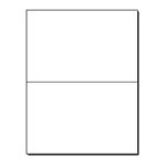 Thick White Half Fold Greeting Cards - 80lb Cover (218 GSM) 100 Cards - Desktop Publishing Supplies, Inc.™ Brand