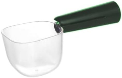 Fenenik Pet Cat Dog Food Scoop, Dog Food Cup Capacity Cat Food Scooper With Sealing Clip, Ice, Coffee Bean, Flour Scoop Green