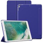 JETech Case for iPad Air 3 (10.5-Inch 2019, 3rd Generation) and iPad Pro 10.5-Inch, Protective Hard Back Shell Soft-Touch Tablet Stand Cover, Auto Wake/Sleep (Navy Blue)