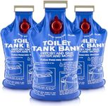 Toilet Tank Bank Insert 3-Pack, Water-Saving Device, Saves 95+ Ounces Per Flush, Brick and Bottle Alternative, for Less Efficient Older Toilets to Save Water