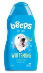 Beeps Whitening Shampoo for Dogs Cleanses, Enhances & Provides Shine for White & Blended Color Coats Leaves an Amazing Blueberry Scent Ideal for Dogs & Cats Over 12 Weeks – 502 Ml