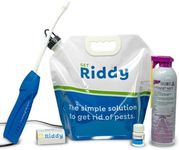 Riddy Pest Pro Kit, Effective Against 100+ Bugs, Includes Rechargeable Sprayer, Traps, Gloves & Tips Guide, Long-Lasting Barrier for Unwanted Pests Professional-Grade Treatment