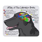 CafePress Black Lab Brain Mousepad Non-slip Rubber Gaming Mousepad