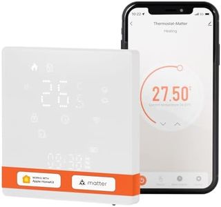 MOES Smart Thermostat for Electric Floor Heating | Matter over WiFi | Tuya Platform | Compatible with Apple Home, Alexa, Google Home