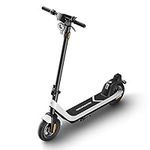 NIU KQi2 Pro Electric Scooter Adult, E Scooter 40km Long Range, Max Speed 25km/h, 300W Motor, APP Control, Double Braking Systme, Foldable and Portable (White)