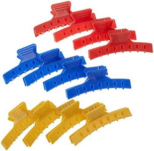 Fripac-Medis Pinza para el Cabello Largo, colores surtidos, 12 Unidades
