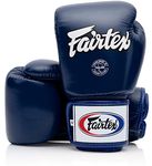 Fairtex Boxing Kickboxing Muay Thai Style Sparring Gloves Training Punching Bag Mitts (10 oz, Blue)