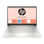 HP 15s Laptop 12th Gen Intel Core i5-1235U, 8GB DDR4, 512GB SSD, (Win 11, Office 21, Silver, 15.6-inch FHD, Intel UHD Graphics, HD Camera, Backlit KB, 1.69kg) fq5111TU/fy5008tu
