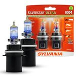 Sylvania 9004SU.BP2 SilverStar Ultra High Performance Halogen Headlight Bulb, (Pack of 2) White