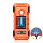 NOYAFA Stud Finder Wall Scanner - 6 in 1 Rechargeable Electronic Wall Detector with HD LCD Display and Audio Alarm,Positioning Hole for Accurate Positioning of Wood,Metal Studs, AC Wires,Joists,Pipes
