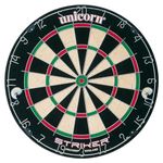 Unicorn Dartboard, Striker, Round Wire Number Ring, Championship Quality Sisal Bristle, Superslim Wire Fasteners