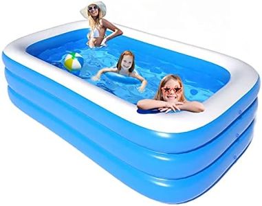 AOPANDA Inflatable Swimming Pool,120" X 72" X 22" Oversized Thickened Inflatable Swim Center Family Inflatable Pool，for Kids, Toddlers, Adults, Outdoor, Garden, Backyard, Summer Water Party.