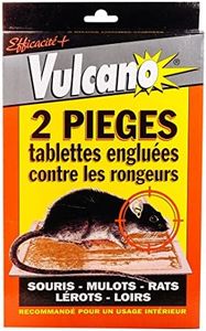 Vulcano Pièges Tablettes Engluées (X2) - Glue contre rat et souris