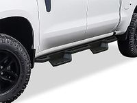 APS Stainless Steel Pocket Steps Running Boards Compatible with Chevy Silverado GMC Sierra 1500 2019-2024 Crew Cab & 2500 HD 3500 HD 2020-2024 (Silverado 1500 LTD Sierra 1500 LD 2022)