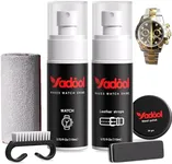 Yadool Watch Cleaner & Scratch Remover Kit - Premium Watch Cleaning & Polishing Repair Kit with Microfiber Cloth, Matte Sponge, Cleaning Brush, Ideal Cleaning & Renewal Accessories for All Timepieces