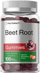 Beet Root Gummies | 6000mg | 100 Count | Vegan, Non-GMO, and Gluten Free Formula | Natural Strawberry Flavor | by Horbaach