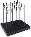 HUBEST Upgraded 20 Pcs Alligator Clip Sticks with Model Painting Stand Base Holder Gundam Model Painting for Airbrush Hobby Model Parts Models Assemble