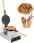 Bubble Waffle Maker, Electric Non Stick Egg Waffler Maker, 1400W Double-sided Heating Bubble Waffle Maker, Electric Bubble Waffle Baker for Home or Commercial Use