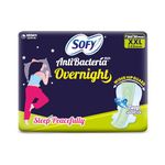 Sofy Anti Bacteria Overnight Extra Long Sanitary Pads, XX-Large, Pack of 20