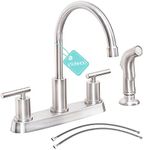 Kitchen Faucet with Sprayer, Brushe