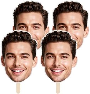Custom Big Head Cutout on Stick – Personalized Face Sign for Graduation, Birthday, Wedding, Sports Events & Parties | Upload Photo | Multiple Sizes from 6" to 12" | Funny Face Fan Head Props