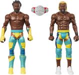 Mattel WWE Action Figure Battle Pack 2 Pack with WWE Championship Title Championship Showdown The New Day Kofi Kingston & Xavier Woods, HLL79