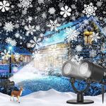 SZGIARUY Christmas Decorations Outdoor Projector LED Double Head Projector Waterproof Outdoor Christmas Decorations Lights for Yard Party Home [Energy Class A]