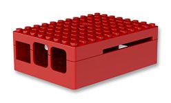 Multicomp CBPIBLOX Pi-Blox Case for Raspberry Pi 3 & Raspberry Pi 2 Model B & Pi Camera (Red),8 x 6 x 2 centimetres