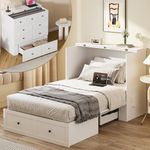 LIVAUVEAD Twin Murphy Bed with Buil
