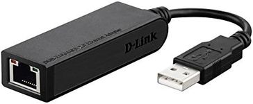 D-Link DUB-E100 High-Speed USB 2.0 Fast Ethernet 10/100 Mbit/s Ethernet Adapter , Black