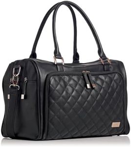 ISOKI Isoki Ebony Double Zip Satchel, Ebony, 1500 Grams