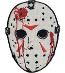 Ata-Boy Friday the 13th Jason's Mask 3.8" Full Color Embroidery Iron-On Patch