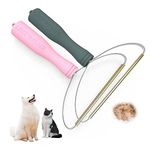 2X Root Cleaner Pro Pet Hair Remover for Carpet Rake & LINTPLUS Pet Hair Removal Tool,Special Cat,Dog Hair Remover Multi Fabric Edge and Rug Brush for Couch, Pet Towers and Rugs